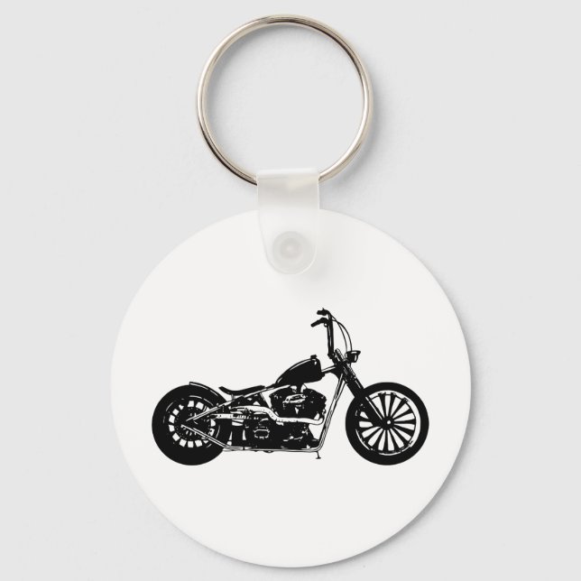 374 Chopper Bike Key Ring (Front)