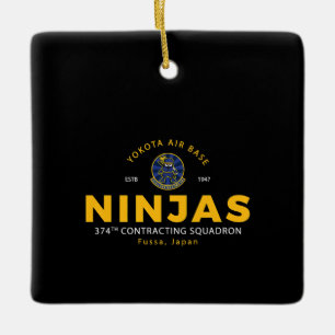 374th Contracting Classic Premium Ceramic Ornament