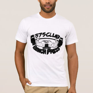 375 Club Bench Press Fitted T Shirt