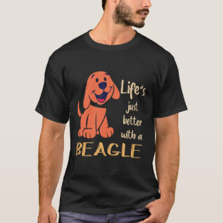 37 Life Just Better With A Beagle T-Shirt