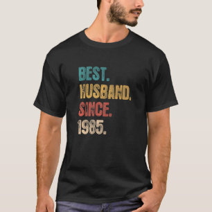 37 Wedding Aniversary For Him  Best Husband Since  T-Shirt