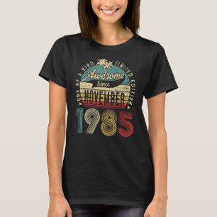 37 Years Old 37th Birthday Awesome Since Novembe T-Shirt