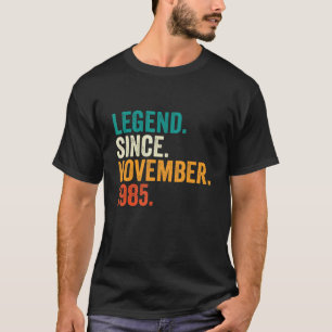 37 Years Old  Legend Since November 1985 37th Birt T-Shirt