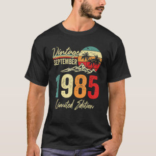 37 Yr Old Vintage September 1985  37th T-Shirt