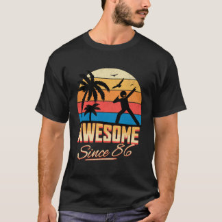 37Th Birthday Awesome Since 1986 Men Women T-Shirt