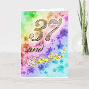 37th birthday for someone Fabulous Card
