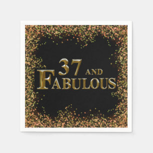 37th Birthday Napkin