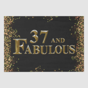 37th Birthday Tissue Paper