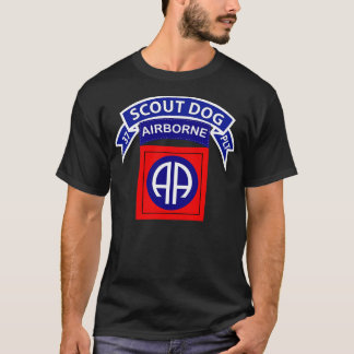 37th Scout Dog Platoon 82nd Div T-Shirt
