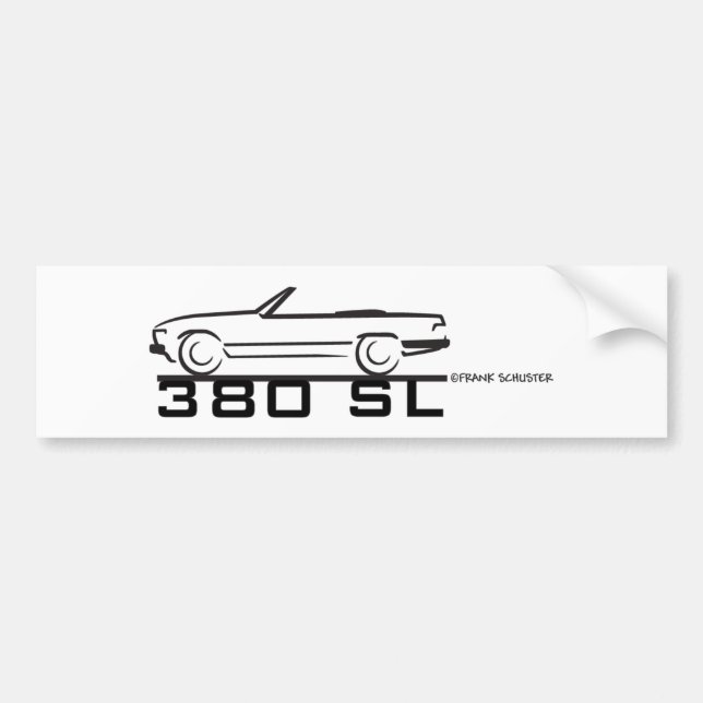 380Sl Bumper Sticker (Front)