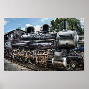 385 - Baldwin 2-8-0 Consolidation Locomotive Poster