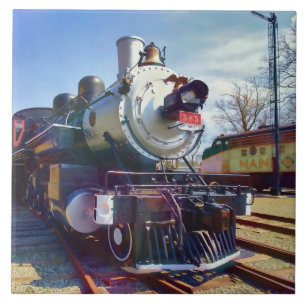 385 Steam Locomotive Ceramic Tile