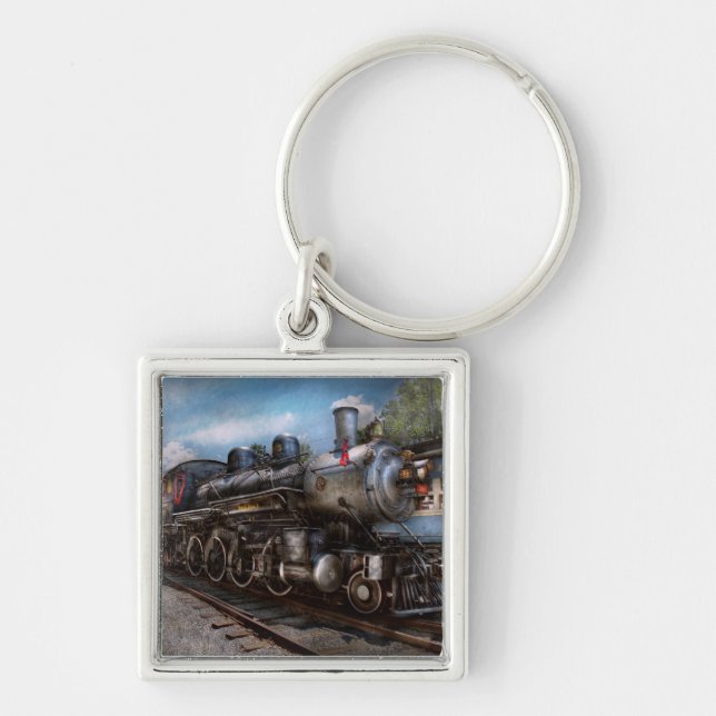 385 - Train - Steam - 385 Fully restored Key Ring (Front)