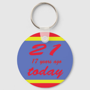 38 birthday key ring