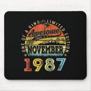 38 Limited Edition 1987 One Of A Kind November 38t Mouse Pad