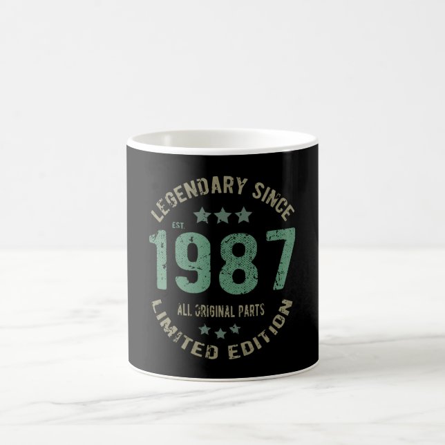 38 Year Old Bday 1987 Legend 38th Birthday Gift Coffee Mug (Center)