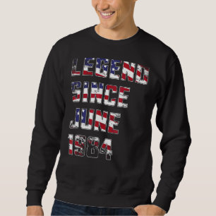 38 Year Old Legend Since June 1984 38th Birthday Sweatshirt