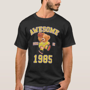 38th Birthday Men Ladies 1985 Awesome Basketball B T-Shirt