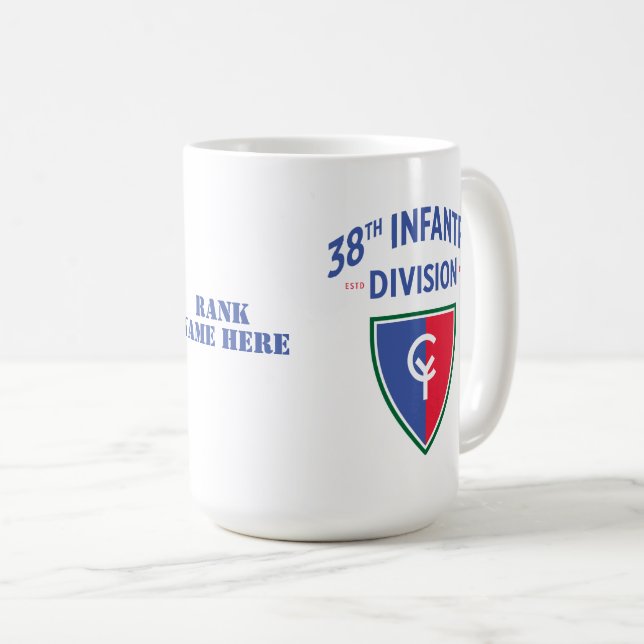 38th Infantry Division United States Military Coffee Mug (Front Right)