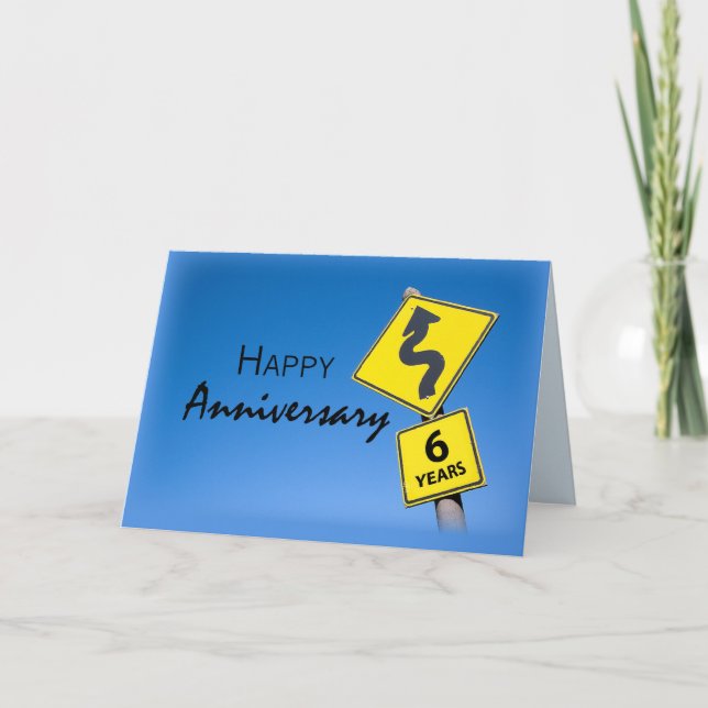 3924 Employee 6 Year Anniversary Card (Front)