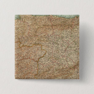 3940 Spain, Portugal ouest 15 Cm Square Badge