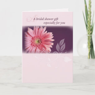 3981 Bridal Shower Gift Pink Daisy Invitation