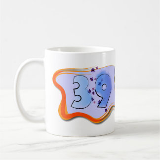 39 and Holding Happy Birthday Customizable Coffee Mug