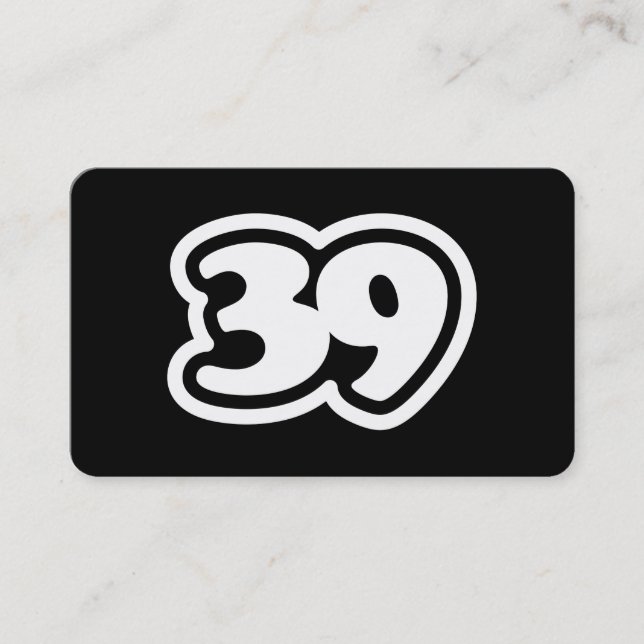 39 Japanese Slang Sankyu Business Card (Front)