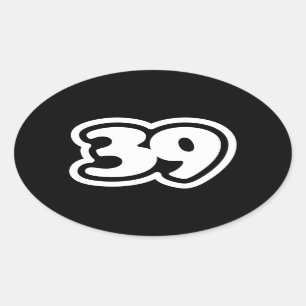 39 Japanese Slang Sankyu Oval Sticker