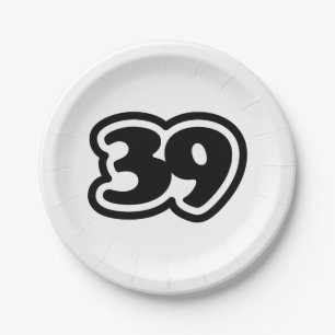 39 Japanese Slang Sankyu Paper Plate