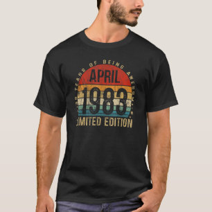 39 Year Old April 1983 39th Birthday T-Shirt