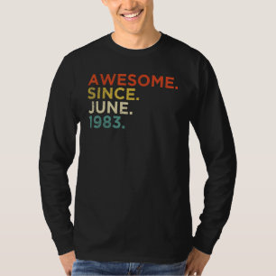 39 Year Old June 1983 T-Shirt
