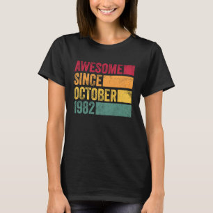 39th Birthday 39 Years Old Vintage October 1982 me T-Shirt