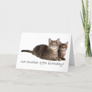 39th birthday card