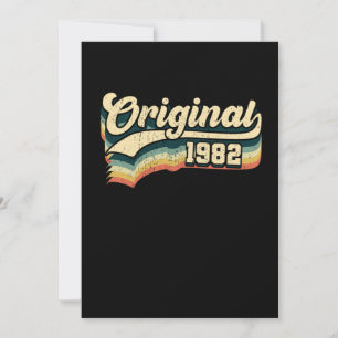 39th Birthday Gift Original Men Women Born In 1982 Invitation