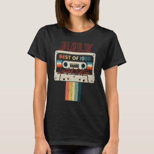 39th Birthday  July Best Of 1983 Cassette Tape T-Shirt