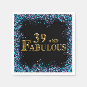 39th Birthday Napkin