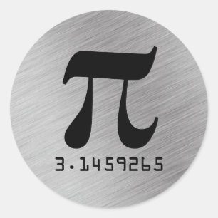3.1459265 Pi Mathematical Constant Classic Round Sticker