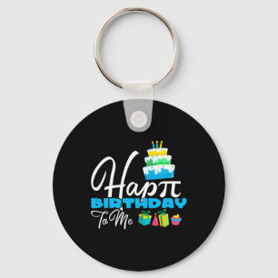 3.14 Cake Happy Pi Day For Teacher Happy Birthday  Key Ring
