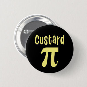 3.14 Custard Pie Pi Pun Funny Math Joke 6 Cm Round Badge
