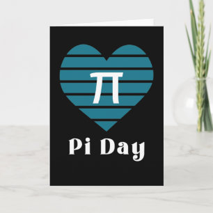 3.14 Heart Happy Pi Day Card