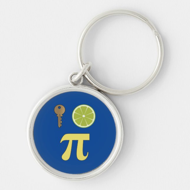 3.14 Key Lime Pie Pi Pun Funny Math Joke Ring (Front)