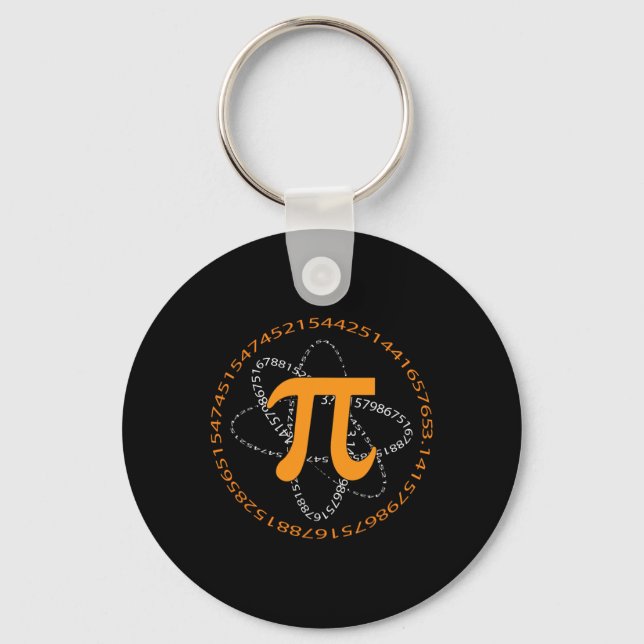 3.14 Math Design For Pi Day 1  Key Ring (Front)