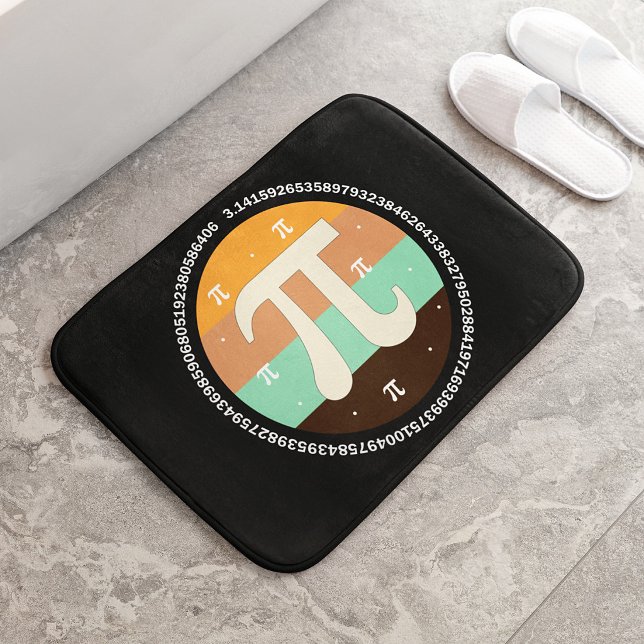 3.14 National Pi Day Design  - Pi Day Gift Idea Bath Mat (Creator Uploaded)