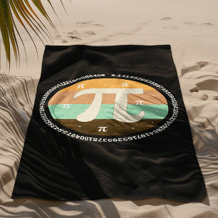3.14 National Pi Day Design  - Pi Day Gift Idea Beach Towel