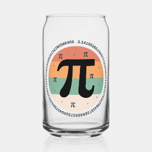 3.14 National Pi Day Design  - Pi Day Gift Idea Can Glass