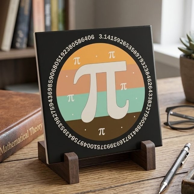 3.14 National Pi Day Design  - Pi Day Gift Idea Ceramic Tile (Creator Uploaded)