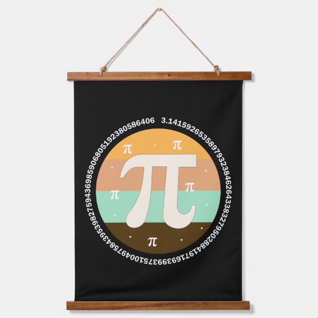 3.14 National Pi Day Design  - Pi Day Gift Idea Hanging Tapestry (Front)