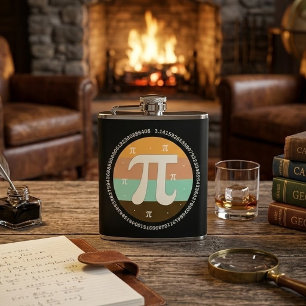 3.14 National Pi Day Design - Pi Day Gift Idea Hip Flask