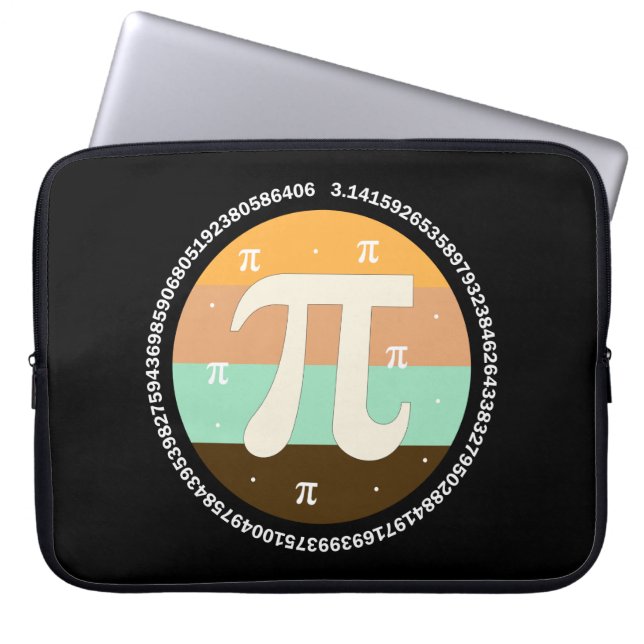 3.14 National Pi Day Design  - Pi Day Gift Idea Laptop Sleeve (Front)